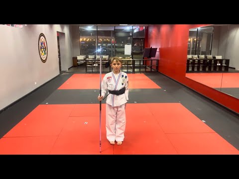 Full ATA Jahng Bong Color Belt Form | Bo Staff Form - ATA Wheaton