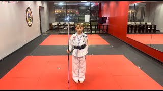 Full ATA Jahng Bong Color Belt Form | Bo Staff Form - ATA Wheaton