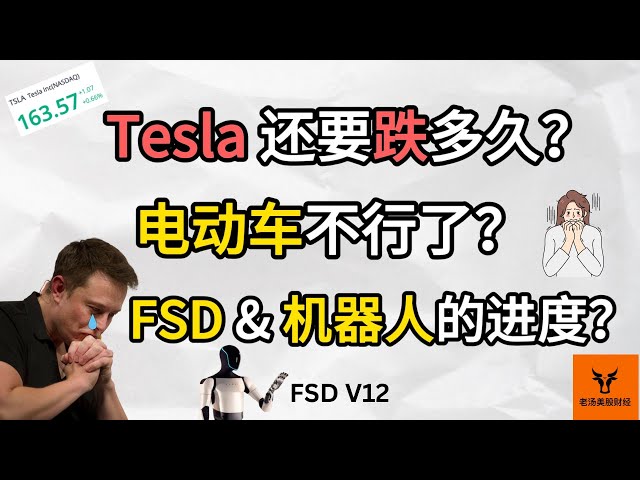 Tesla还要跌多久? 电动车不行了吗? FSD &amp; 机器人进度如何? 估值/基本面分析【美股分析】