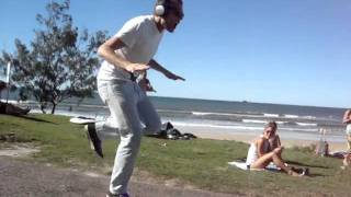 2010 10 16 - Tommy Franklin - Byron Bay Beach- Australias got Talent!