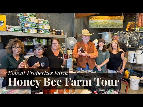 Exploring a Honey Bee Farm in Corona, CA | Kmar Farms Visits Bobcat Properties Farm 🐝