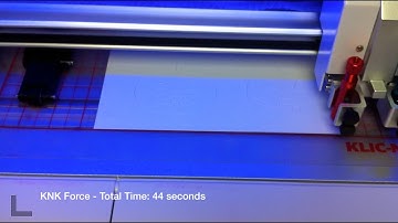Cutting Machine Speed Test: KNK Force