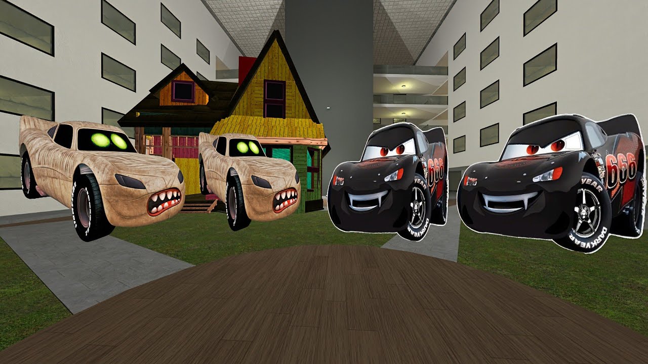 Мумия и вампир Маккуин Некстботы против моего дома в подсобке Gmod