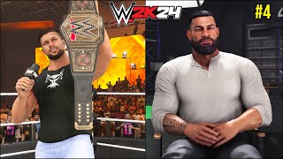 WWE 2K24 My Rise - Rocky Invades NXT But Roman Reigns Is Not Impress #4
