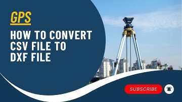 How to Convert DGPS Files to DXF: A Step-by-Step Guide #GPS #Surveyor