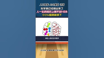 人一生的知识上限不到4GB ，小小U盘就能装下，科学家：赛博飞升就别想了#人工智能课程 #人工智能新闻 #chatgpt #ai