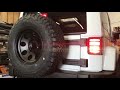White jeep jk wrangler sahara pro comp lift  american racing wheels
