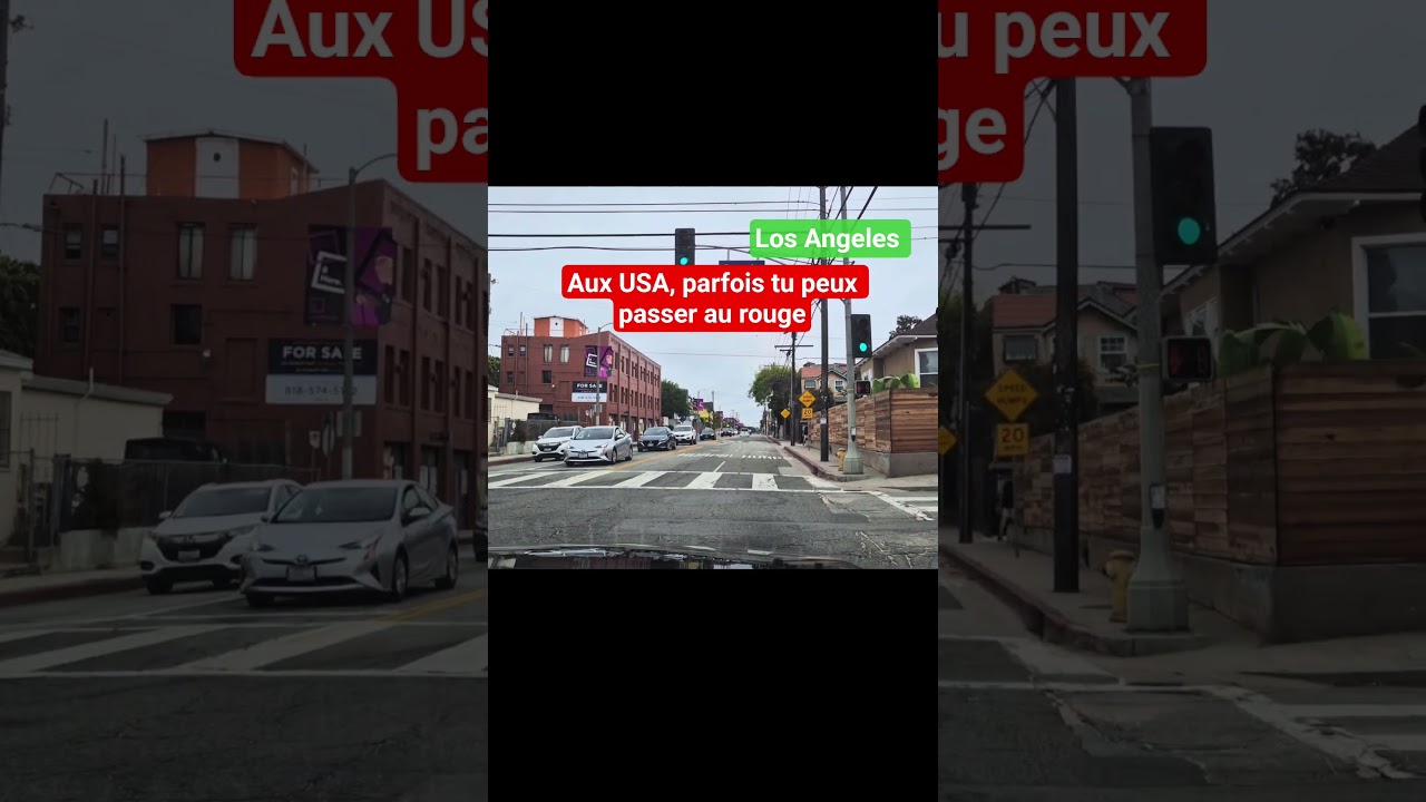 ​Pourquoi les feux am&eacute;ricains sont de l'autre c&ocirc;t&eacute; de la rue