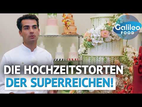 Hochzeitstorte für 40.000€?! Das steckt in den Torten der High Society! | Galileo Food