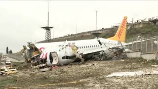 Istanbul’s Sabiha Gokcen Airport Re-opens After Deadly Plane Crash Istanbul’s Sabiha Gokcen Airport Re-opens After Deadly Plane Crash