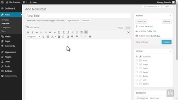 WordPress for Beginners 2015 Tutorial Series  Chapter 3 3 Posts Interface HD, 1280x720p