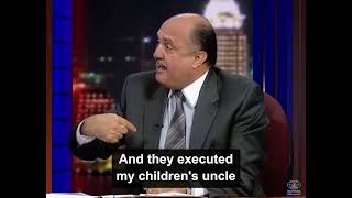 Saddam killed my brother but he s still a lion debate Mish an al-Juburi vs Sadiq al-Musawi