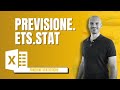 Come usare la funzione PREVISIONE.ETS.STAT [Excel #203]