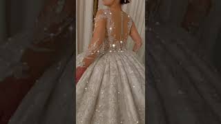 فستان زفاف ملكي رائع جدا  2021 - ج19 بدلات خطوبة فساتين زفاف  #shorts wedding dress