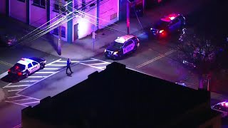 AERIAL VIEW: Officer shot in Newark