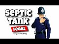 septic tank legal requirements