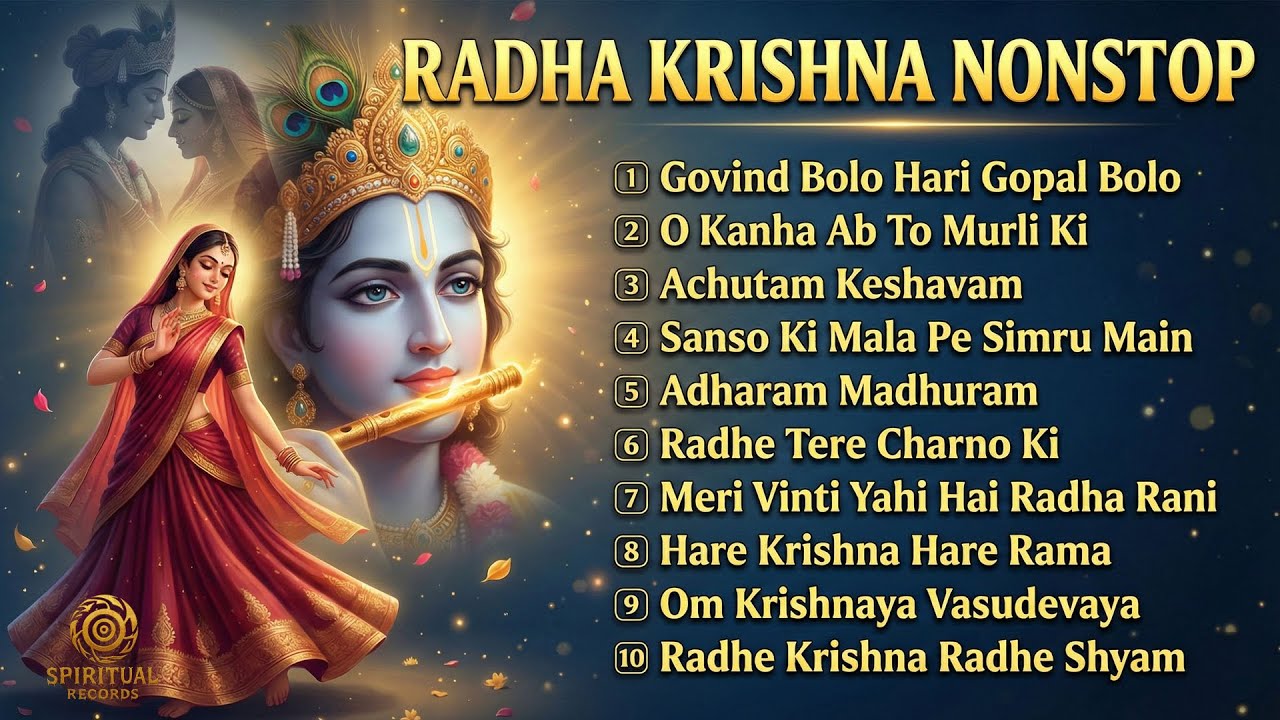 🌸 Krishna Bhajan Jukebox | Superhit Radha Krishna Songs | Nonstop Bhakti Music #bhaktijukebox