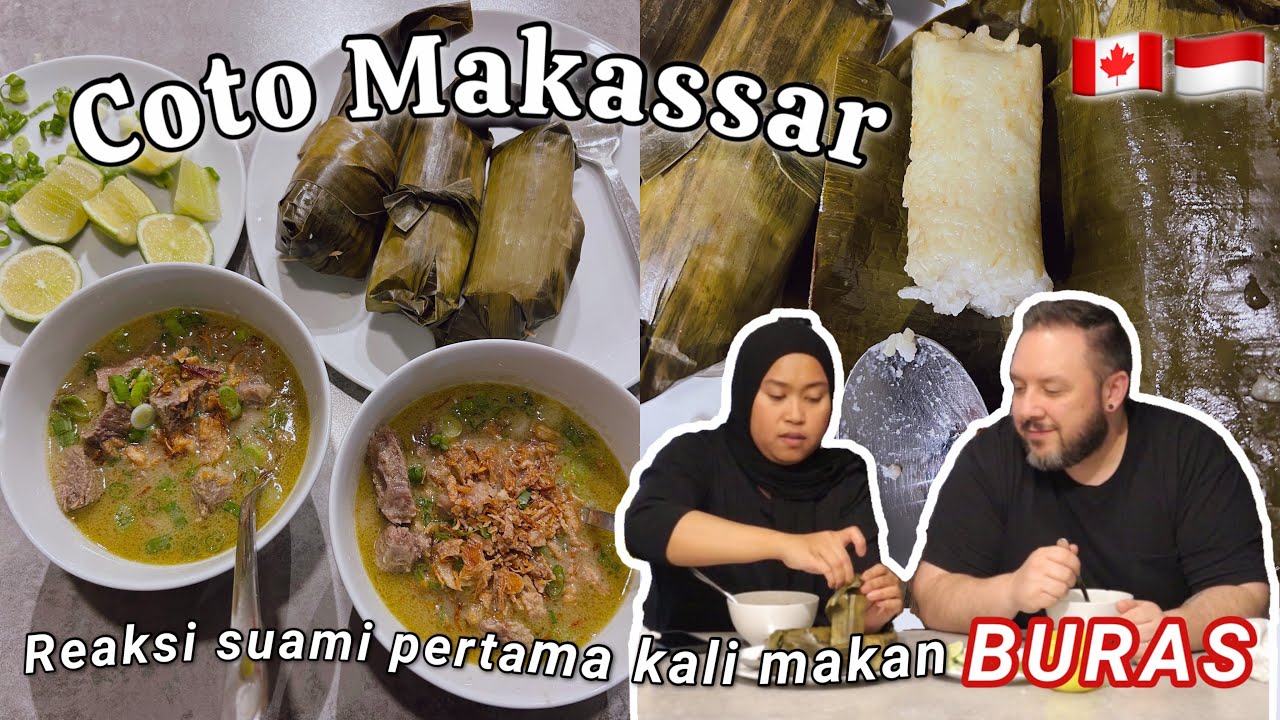 COTO MAKASSAR PAS DI CUACA DINGIN, PERTAMA KALI BIKIN BURAS BEGINI REAKSI SUAMIKU!