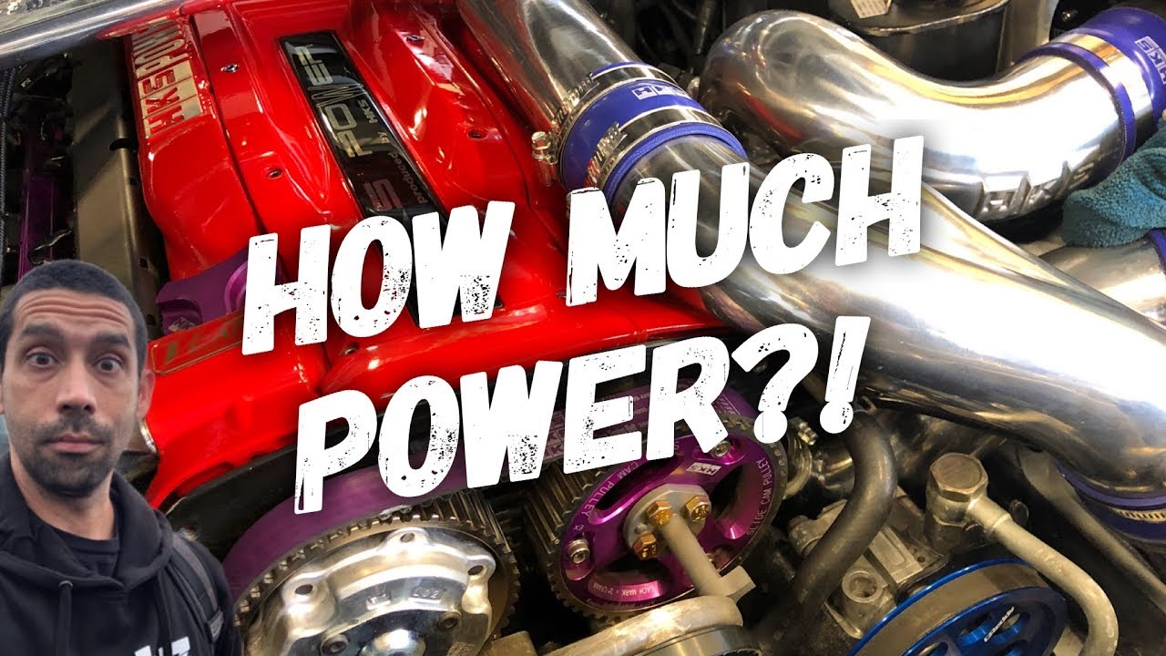 R33 BIG POWER with little turbos - YouTube