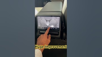 The 2024 Tesla Model 3 has a very Functional Rear Screen #short #cars #tesla #nice