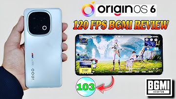 IQOO 13 Origin OS 6 120 FPS BGMI Review *With FPS Meter