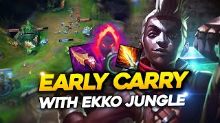 HOW TO CARRY THE EARLY GAME WITH EKKO JUNGLE