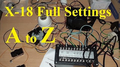 XM-18 Incubator Controller full settings and cable connection Price in BD