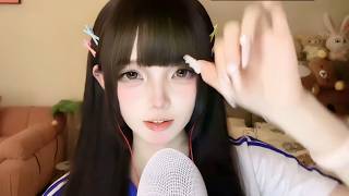 【chinese girl ASMR 】口腔音 道具助眠 敲击音 各种触发音