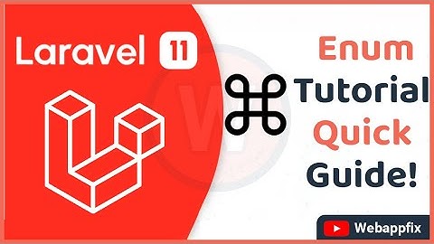 Laravel 11 Custom Enum Explained | Beginner-Friendly | How to Work with Enums in Laravel Practical