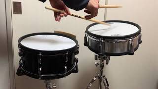 ATV adrums aD-S13と Roland PD-125X の騒音を比べてみた