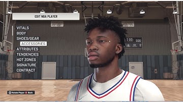 NBA 2K22 PC - Fictional Cyberface with Hair switching "Tre Woods" for HS Hoops Edify Discord