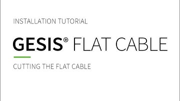 Wieland Tutorial - Cutting a gesis® NRG flat cable - Wieland Electric