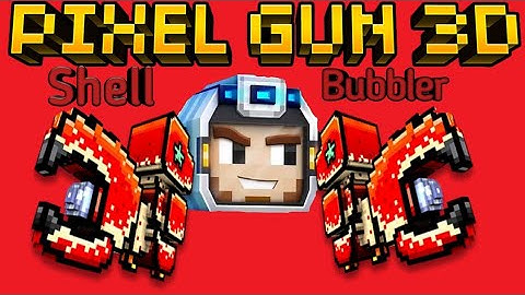 Shell Bubbler Gun Review | Shell Bubbler Game play [Pixel Gun 3D