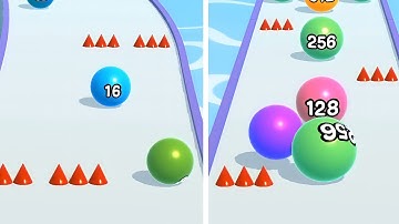 Ball Run 2048 Multiple Levels Gameplay 🎮🎯 Walkthrough Android/iOS #1