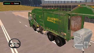 قيادة شاحنة القمامة - العاب اندرويد - العاب الشاحنات | American Trash Truck Simulator 2020 screenshot 4