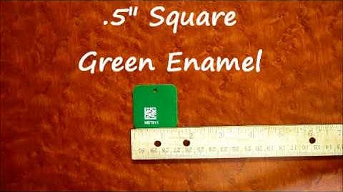 Data Matrix Laser Etched Tags - National Band and Tag Company