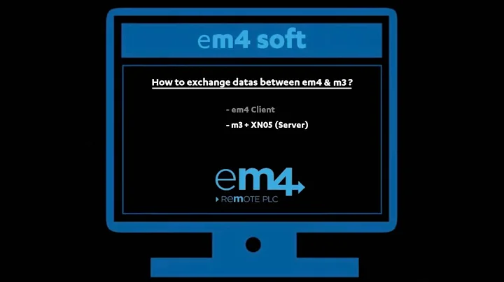 Tutorial em4 ethernet: How to exchange datas between em4 & M3