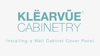How To Klearvue Wall Cabinet Cover Panel How To Klearvue Wall Cabinet Cover Panel
