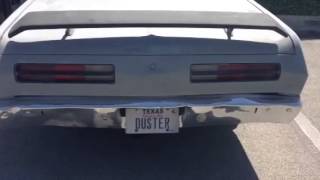 72 Duster 318 small cam exhaust