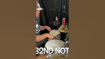 Inverted Paradiddle RLLRRL sticking- 4 different tempos- 16ths and 32nd notes between hat and snare