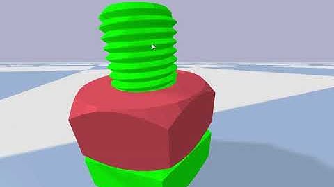 Nut-Bolt, pure collision detection, no sleeping/deactivation.
