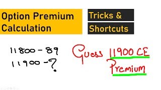 Option Premium Calculation Simplified. Try this shortcut trick to find delta - EQSIS