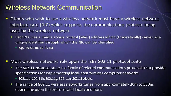 Wireless Security - Information Security Lesson #8 of 12