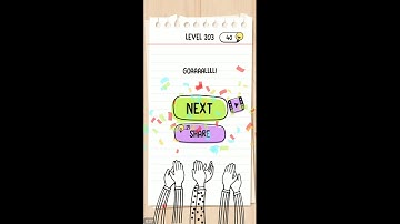 BRAIN TEST TRICKY PUZZLE LEVELS 201, 202, 203, 204, 205 SOLVED