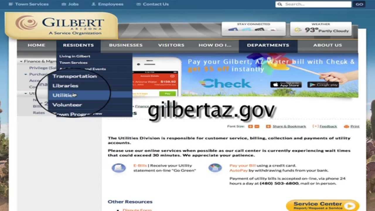 How to: Register Online for a Utility Account