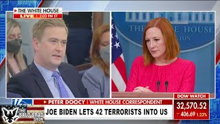 Peter Doocy grills Psaki on Biden letting 42 terrorists into the US