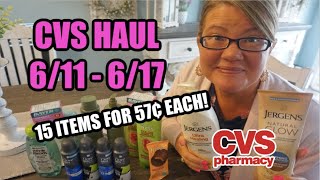 CVS HAUL (6\/11 - 6\/17) | 15 ITEMS FOR 57¢ EACH!