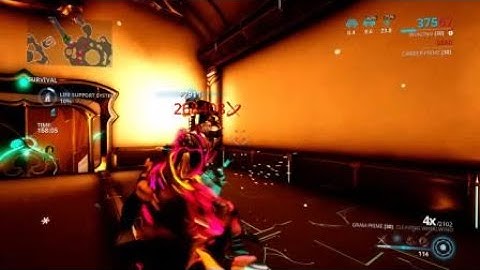 Warframe_GRAM PRIME VS LVL 900++ ENEMIES ONLY BEST BUILD