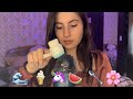 Asmr emoji triggers in 1 minute 🍉🦄🍦🌸🌊🥄