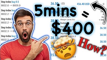 HOW I MADE $400 IN 5 MINS USING THIS POWERFUL SYNTHETIC INDICES STRATEGY‼️🤑 #forextrader #deriv